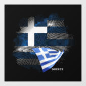 ギリシャ国旗 ウィンドウサイン (シート)