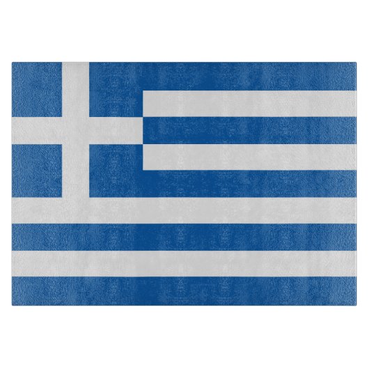 ギリシャ国旗 カッティングボード (正面)
