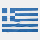 ギリシャ国旗 キッチンタオル (横)