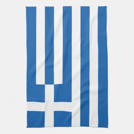 ギリシャ国旗 キッチンタオル (縦)