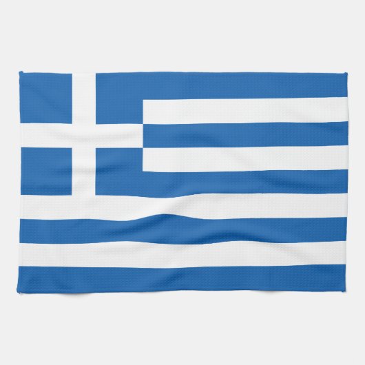 ギリシャ国旗 キッチンタオル (横)