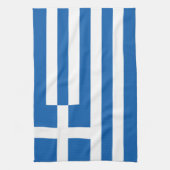 ギリシャ国旗 キッチンタオル (縦)