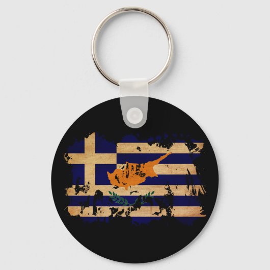 ギリシャ国旗 キーホルダー (正面)