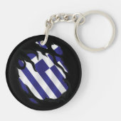 ギリシャ国旗 キーホルダー (裏面)