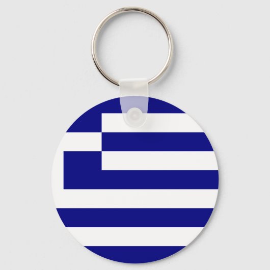 ギリシャ国旗 キーホルダー (正面)