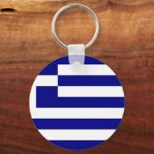 ギリシャ国旗 キーホルダー (正面)