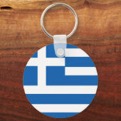 ギリシャ国旗 キーホルダー (正面)