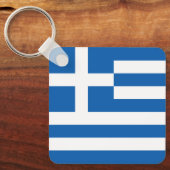 ギリシャ国旗 キーホルダー (正面)
