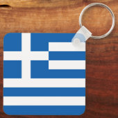 ギリシャ国旗 キーホルダー (裏面)