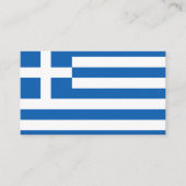 ギリシャ国旗、ギリシャ国旗 名刺 (正面)
