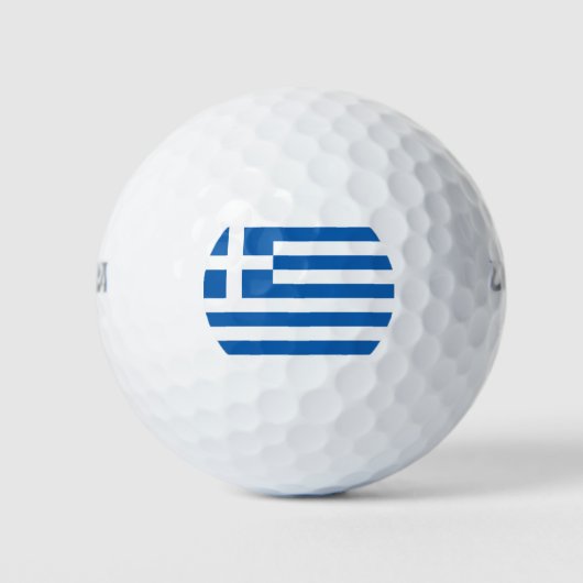 ギリシャ国旗（ギリシャ） ゴルフボール (正面)
