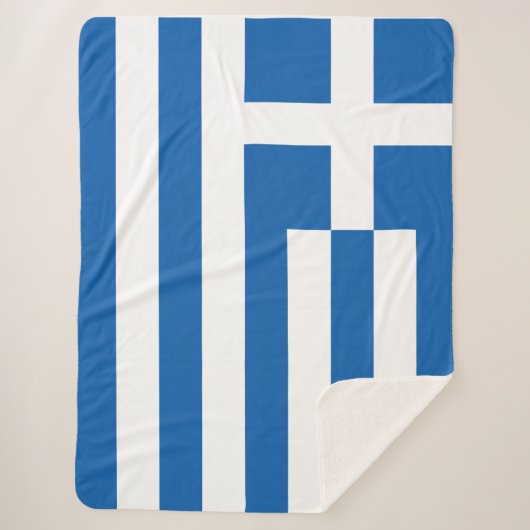 ギリシャ国旗（ギリシャ） シェルパブランケット (正面)