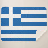 ギリシャ国旗（ギリシャ） シェルパブランケット (正面(横))