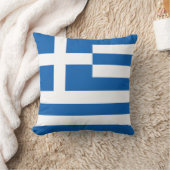 ギリシャ国旗 クッション (ブランケット)