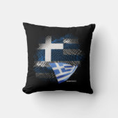 ギリシャ国旗 クッション (正面)