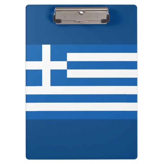 ギリシャ国旗 クリップボード (正面)