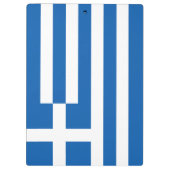 ギリシャ国旗 クリップボード (裏面)