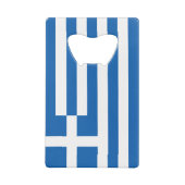 ギリシャ国旗 クレジットカード栓抜き (裏面)