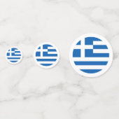 ギリシャ国旗 コンフェッティ (裏面)