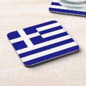 ギリシャ国旗 コースター (左側)