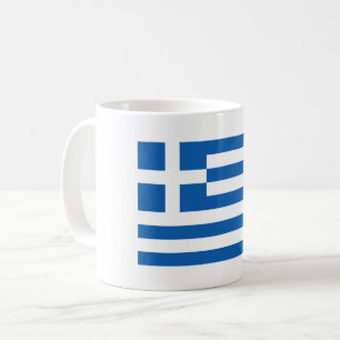 ギリシャ国旗 コーヒーマグカップ