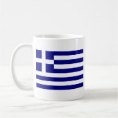 ギリシャ国旗 コーヒーマグカップ (左)