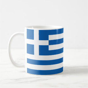 ギリシャ国旗 コーヒーマグカップ