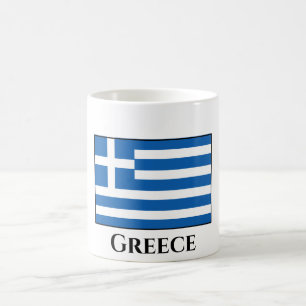ギリシャ国旗 コーヒーマグカップ