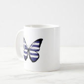 ギリシャ国旗 コーヒーマグカップ (正面左)