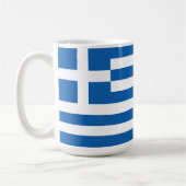 ギリシャ国旗 コーヒーマグカップ (左)