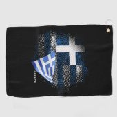 ギリシャ国旗 ゴルフタオル (横)