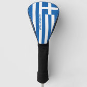 ギリシャ国旗 ゴルフヘッドカバー (正面)
