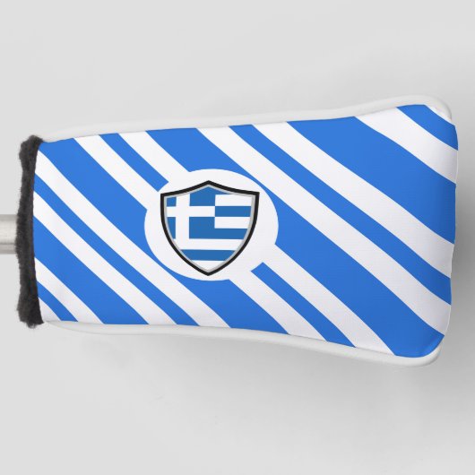 ギリシャ国旗 ゴルフヘッドカバー (正面)