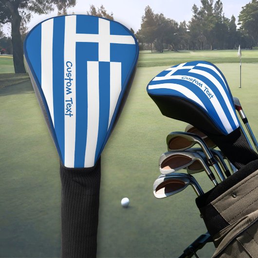 ギリシャ国旗 ゴルフヘッドカバー