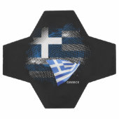 ギリシャ国旗 サッカーボール (フラット)