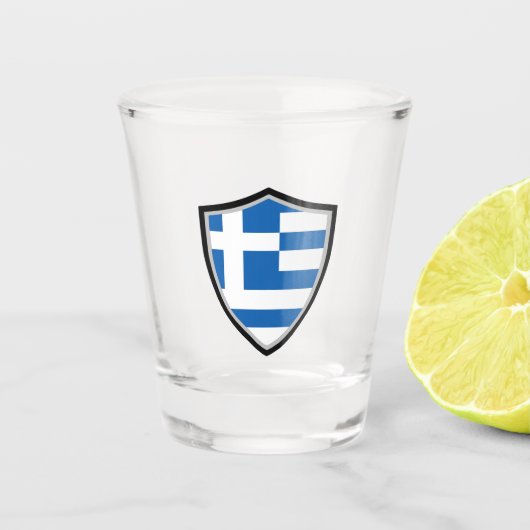 ギリシャ国旗 ショットグラス (正面)