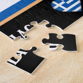 ギリシャ国旗 ジグソーパズル (側面)