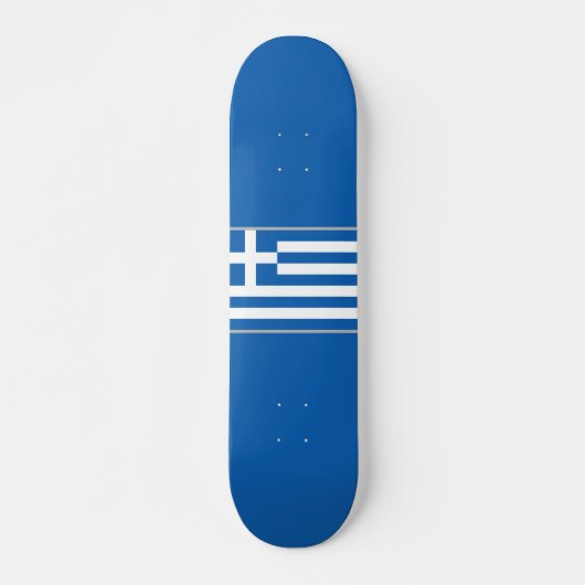 ギリシャ国旗 スケートボード (正面)