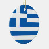 ギリシャ国旗 セラミックオーナメント (右)