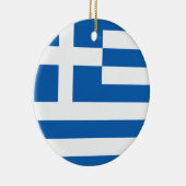 ギリシャ国旗 セラミックオーナメント (右)