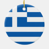 ギリシャ国旗 セラミックオーナメント (裏面)