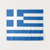 ギリシャ国旗 タペストリー (正面(横))
