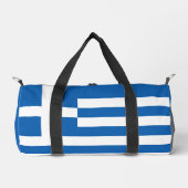 ギリシャ国旗 ダッフルバッグ (正面)