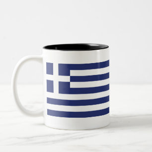 ギリシャ国旗 ツートーンマグカップ