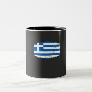 ギリシャ国旗 ツートーンマグカップ