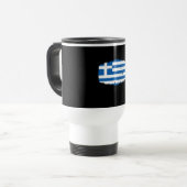 ギリシャ国旗 トラベルマグ (正面左)