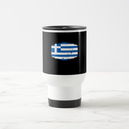 ギリシャ国旗 トラベルマグ (中央)