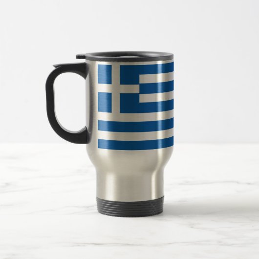 ギリシャ国旗 トラベルマグ (左)
