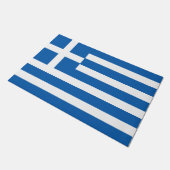 ギリシャ国旗 ドアマット (アングル)