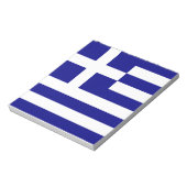 ギリシャ国旗 ノートパッド (回転)